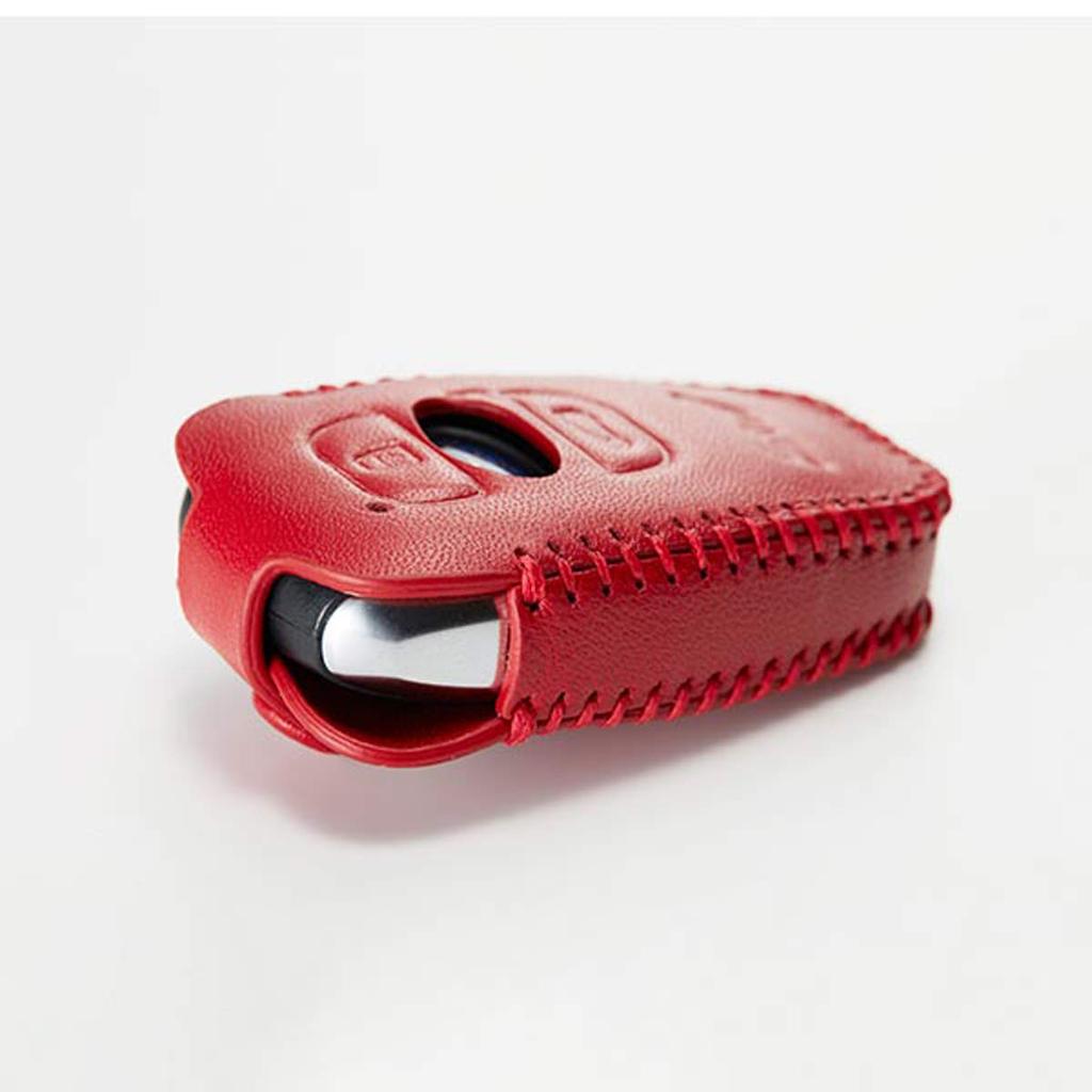 Оригинальный чехол для ключа-брелока STI SUBARU, деталь STSG20100140 (Овечья кожа/Красный) Число