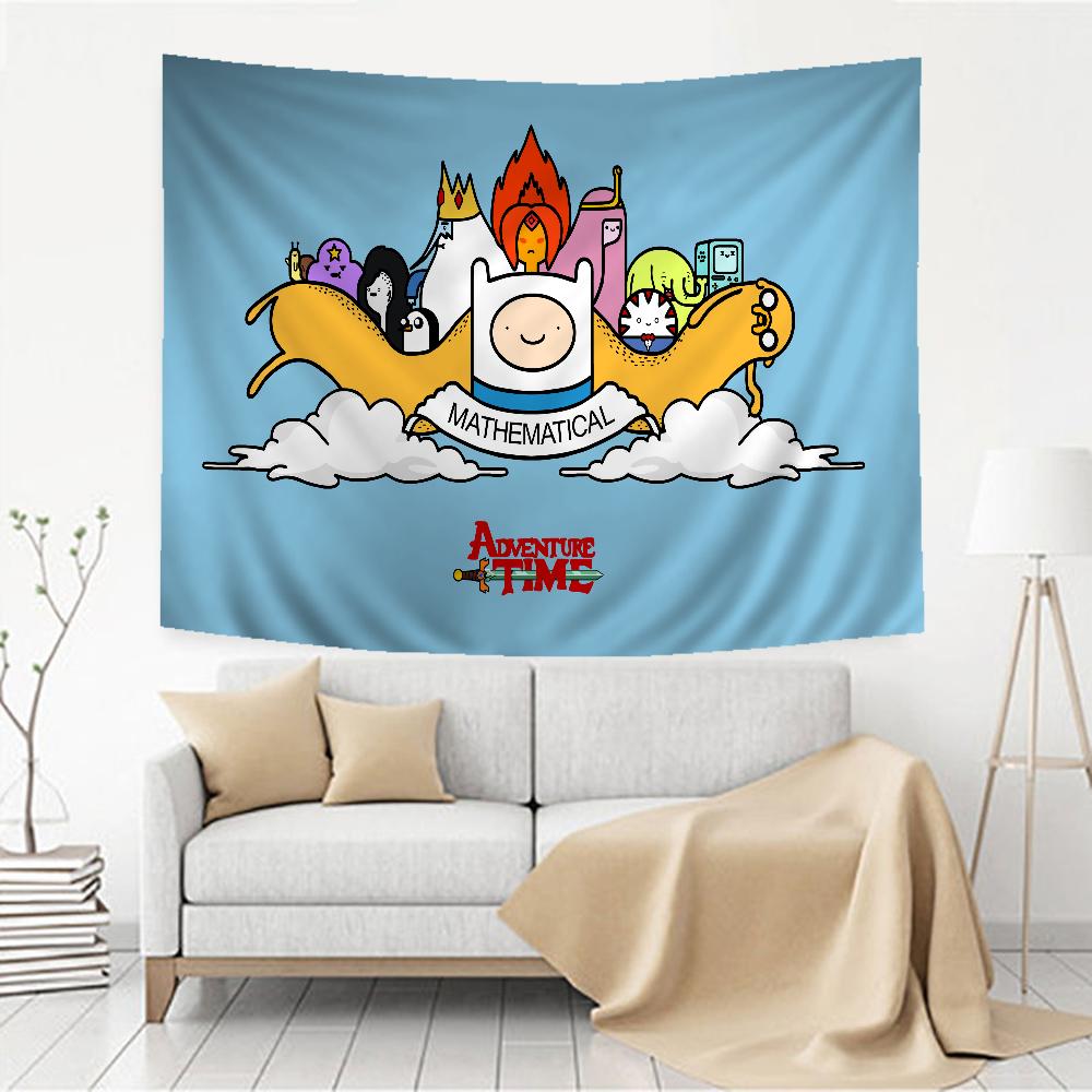ADVENTURE TIME Tapestry Floor Mat NonSlip Laundry Room Mat Laundry Decor Balcony Child Living Room Household Carpets