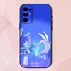 Аниме Мультяшный Чехол Для Телефона Для Samsung S24,S21,S22,S23,S30,Ultra,S20,Plus,Fe,Lite,Note,10,9,5G H-Helluva Boss Черный Мягкий Чехол