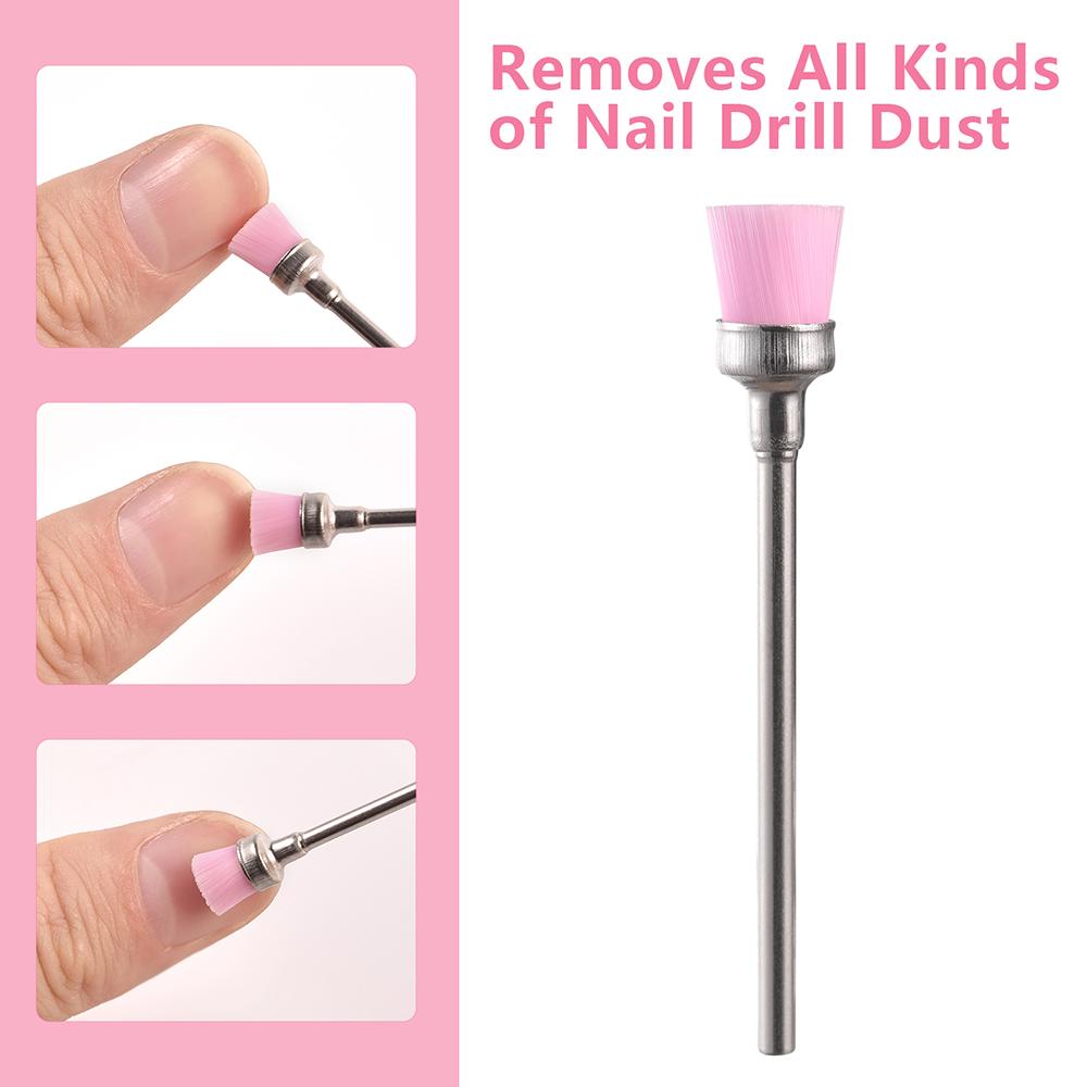 1 шт., щетка для чистки сверл для ногтей, профессиональная щетка для чистки, фреза для электрических дрелей для ногтей, аксессуары