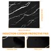 Induction Hob Protector Mat Silicone Induction Cooktop Scratch Cover Multipurpose Electric Stove Mat Cooktop Scratch Protector