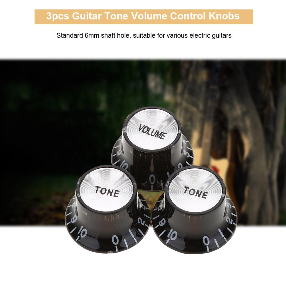 3 шт. Ручки регулировки тона и громкости для электрогитар Fender