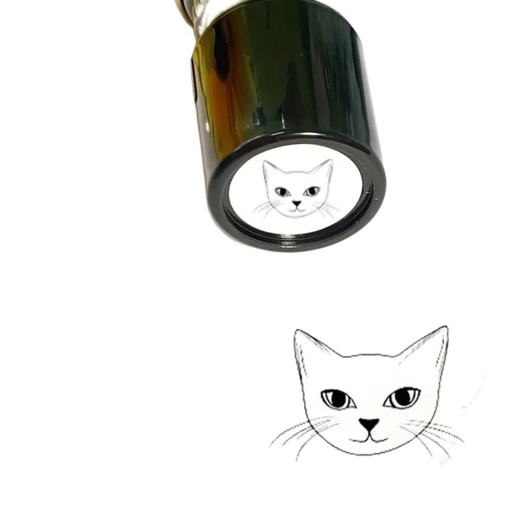 Прочный 11 Стилей Черный Кот Штамп Кошачьи Дизайны Дневник Коллаж Котёнок Штамп Форма Животного Чистые Отпечатки Анимационные Штампы Канцелярские Товары