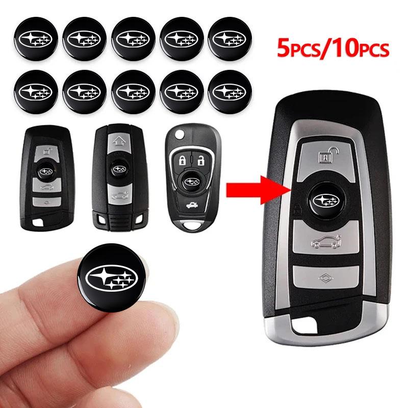 2/5/10 шт. 14 мм наклейки-эмблемы для ключей дистанционного управления автомобиля для Subaru Impreza Legacy WRX STI BRZ XV WRC Forester Crosstrek