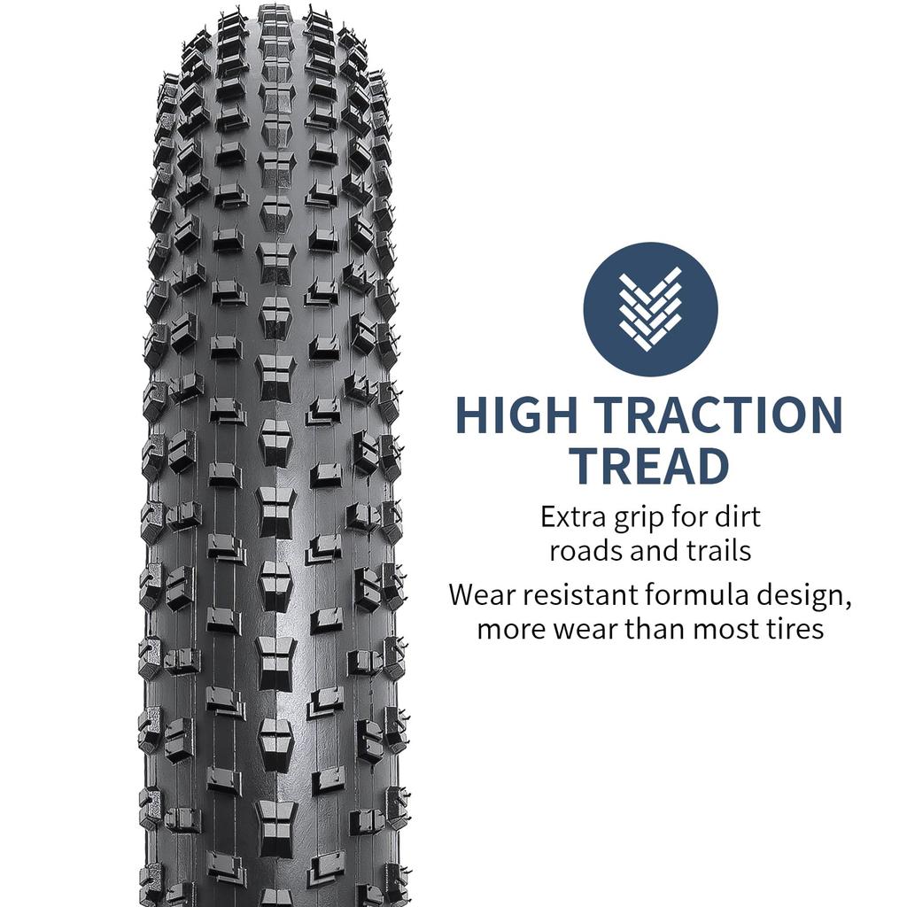 YunSCM Две шины 27,5x3,0, 27,5x3,0 76-584 Велосипедные шины, Подходят для фэтбайков 27,5" 3,0", Y-293