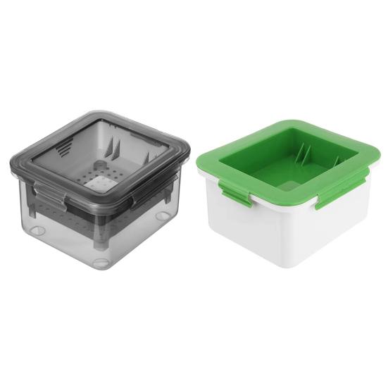 Пресс-коробка для тофу Пресс-коробка для тофу с сушкой для твердого или очень твердого тофу Машинка для приготовления тофу с сушкой для воды, пригодная для мытья в посудомоечной машине