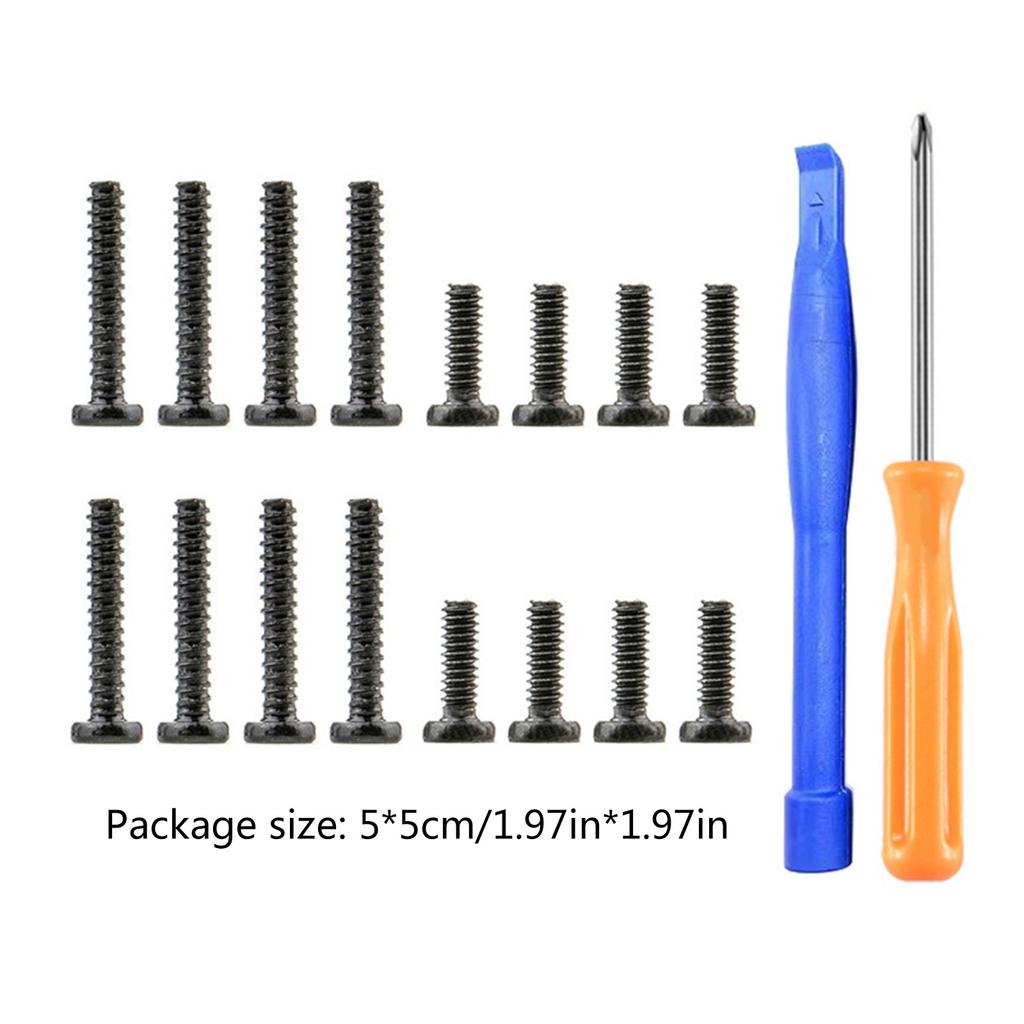 Задняя крышка корпуса игровой консоли, металлический комплект длинных и коротких винтов, замена для Steam Deck, задний корпус геймпада, набор винтов для корпуса