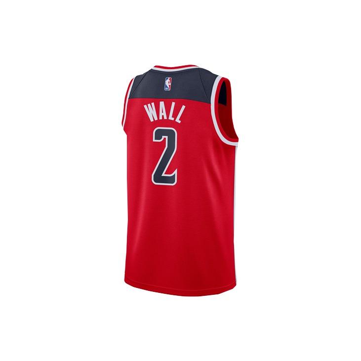 Nike Nba Icon Edition Washington Wizards John Wall баскетбольная майка мужская верхняя часть красная CD0060-657