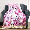 1 шт. Плед Hello Kitty с единорогом Легкий фланелевый плед для дивана, кровати, путешествий, кемпинга, гостиной, офиса, дивана, кресла