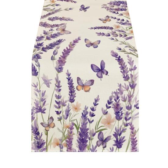 Весенняя цветочная скатерть-дорожка, цветущие цветы, столовое белье, тюльпан, моющаяся скатерть для дома, фермерского дома, обедов, вечеринок, украшение