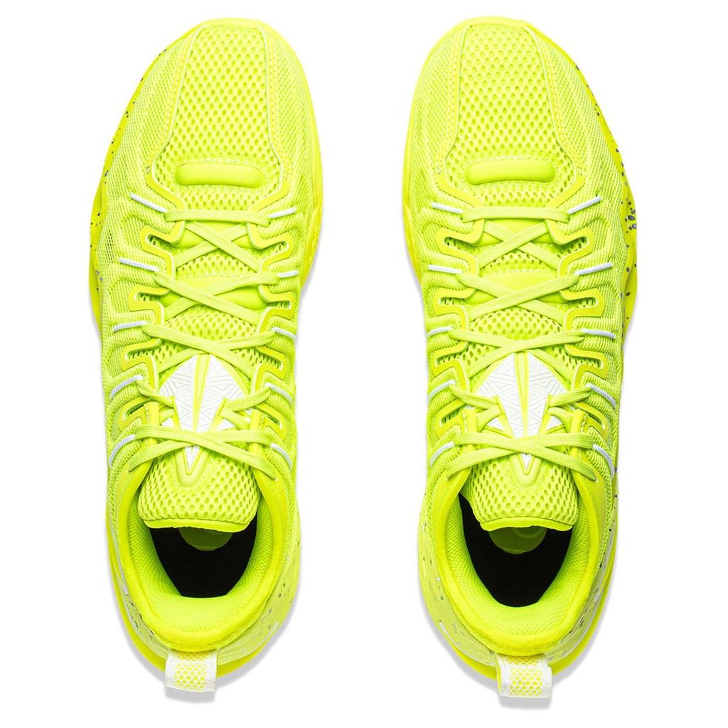 Li Ning Buckets Низкие Баскетбольные Кроссовки Мужские Флуоресцентные Зеленые ABAV051-12