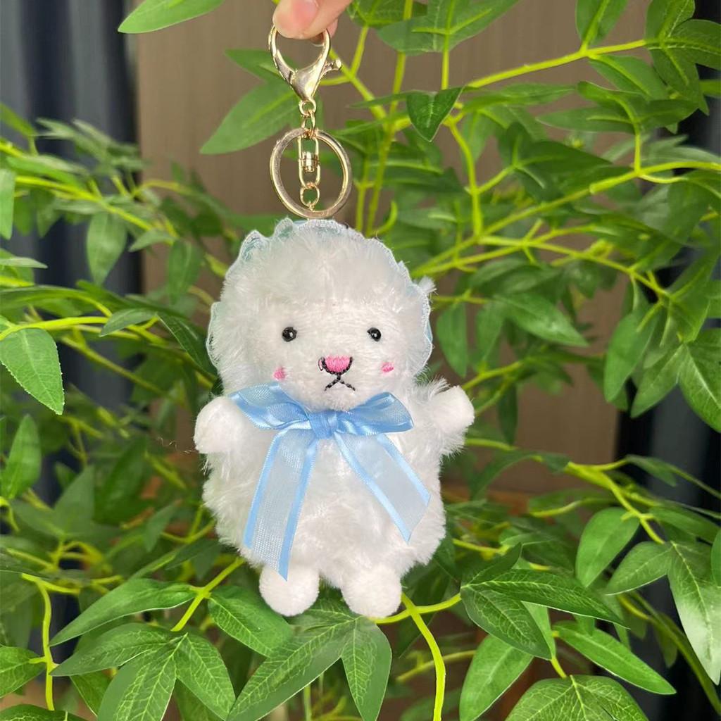 Mini Enchanting Sheep Plush Toy Keychain Cute Soft Short Doll Plush