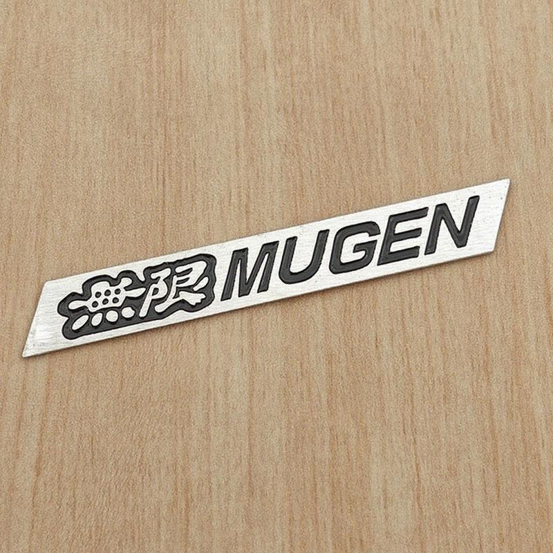 3D Металлические Буквы Логотип Mugen для Решетки Радиатора Автомобиля Наклейка на Задний Багажник Боковой Значок на Крыло для Автомобильных Аксессуаров Экстерьера