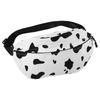 All-Match Lamb Wool Chest Bag Fashion Cross Body Cow Pattern Bag Girl Dating Bag