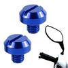 Mirror Hole Cover Cap, Motorcycle Mirror Hole Plug, Bike Hole Plug, Compatible with M8/M10,