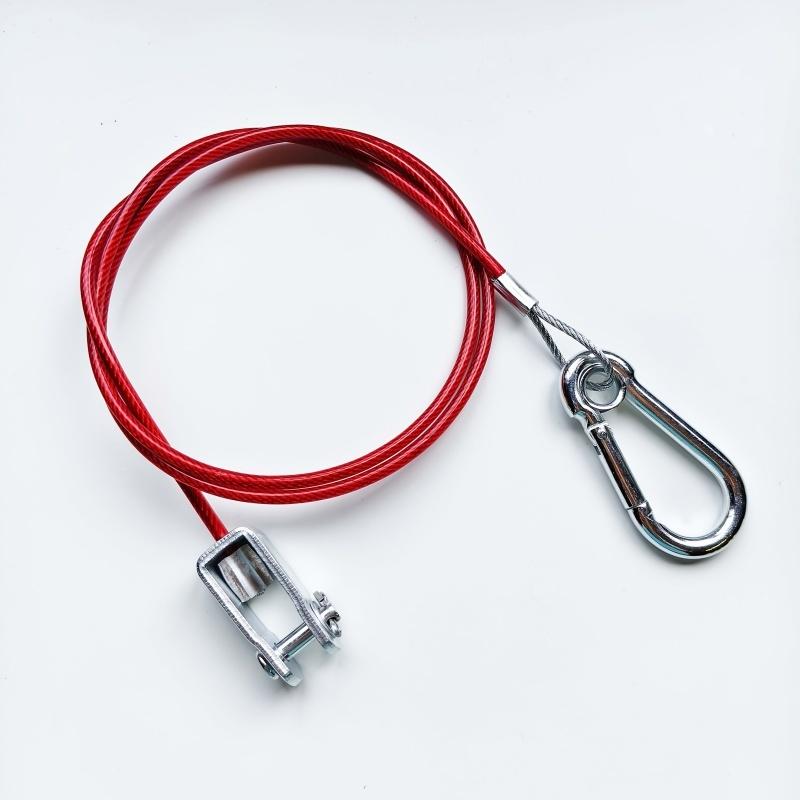 Stainless Steel Wire Rope Trailer Breakaway Rope Trailer Caravan Brake Away Breakaway Safety Cable Braked Hitch Accessories Part