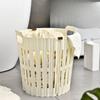 Bathroom Household Folding Dirty Clothes Basket Breathable Perforated Dirty Clothes Basket, Dirty Clothes Storage Basket