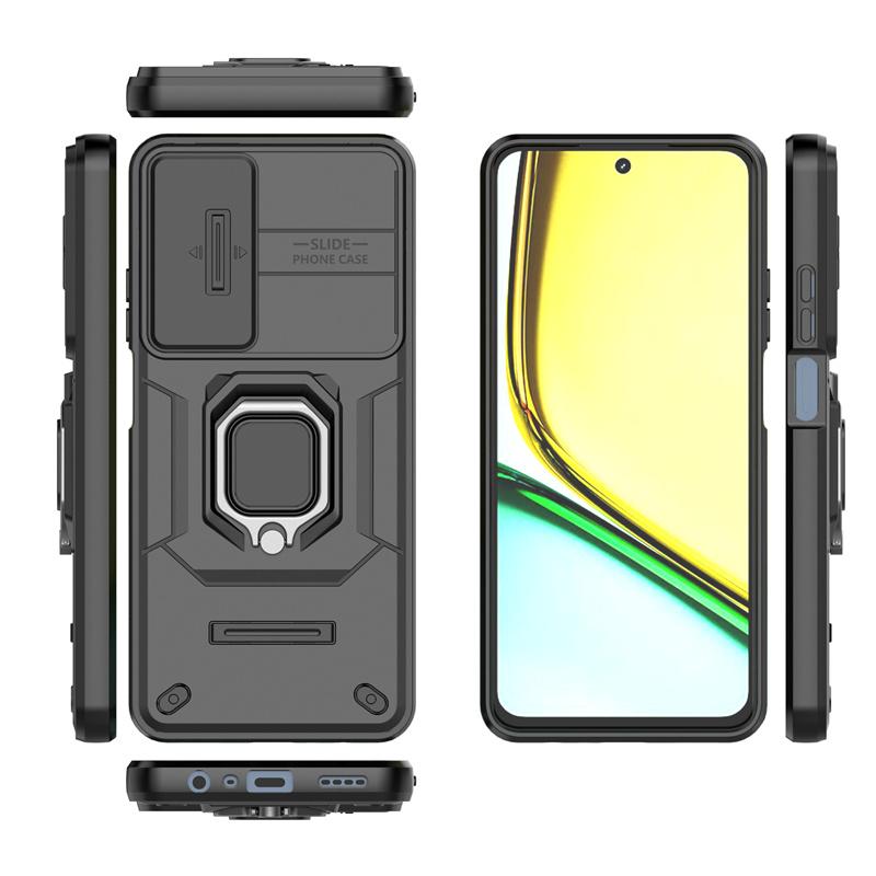 Для Oppo Realme C65 4g чехол магнитное кольцо бронированные чехлы для телефонов RealmeC65 Realmi C65 C 65 65C 4G 2024 защитный чехол для камеры