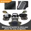 Tallew Motorcycle Handlebar Gloves With Waterproof PVC Pocket ATV Windproof Warmer Mitt Windproof Handlebar Muffs Gloves Waterproof Warm Bike Mittens