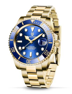 Часы Сделано в Японии SEIKO NH35 Механизм Submariner Divers Автоматический механический корпус с водонепроницаемым керамическим безелем Деловой деловой костюм
