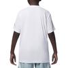 Jordan Dri-FIT Удобная, приятная на ощупь простая футболка с коротким рукавом с принтом для детей, топы белого, изумрудно-зеленого цвета HA2543-100