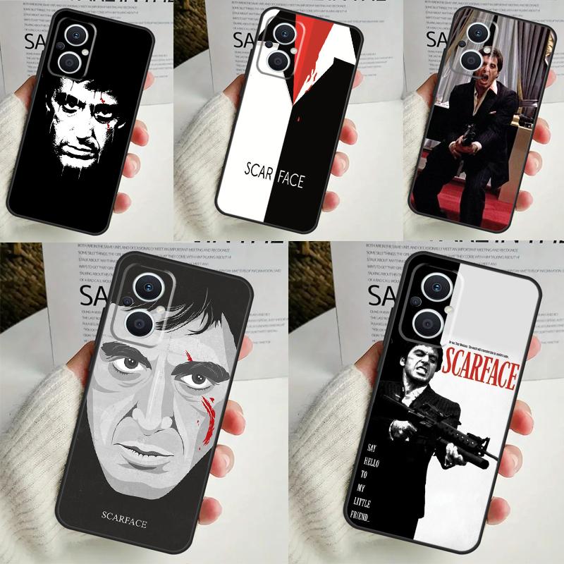 Чехол Scarface Al Pacino Tony Montana для OPPO Reno 8T 4Z 5Z 8 10 11 Pro 4 5 6 7 Lite OPPO Find X6 Pro X3 X2 X5 Lite