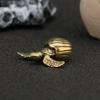 New Antique Brass Turtle Ornaments Childlike Cute Little Turtle Tea Pet Desktop Ornaments Handicrafts