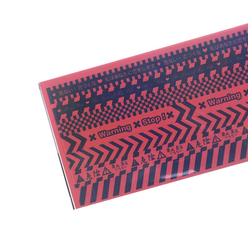 Лазерные Предупреждающие Наклейки Ins Наклейки Сделай Сам Украшение для Ежедневника Наклейка для Блокнота Дневника Скрапбукинга