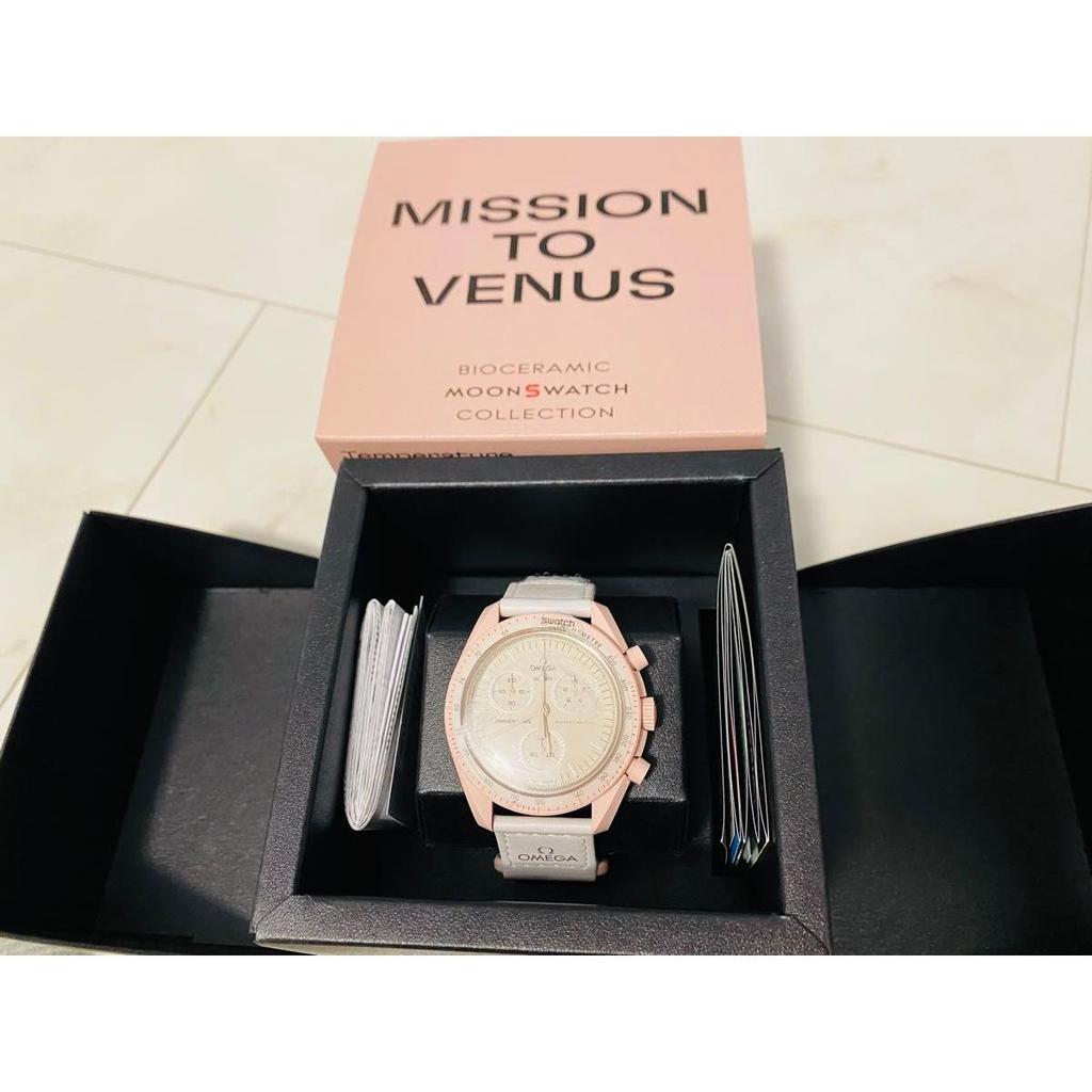 Б/у OMEGA Swatch MoonSwatch Mission to Venus Omega Swatch *Новый и неиспользованный