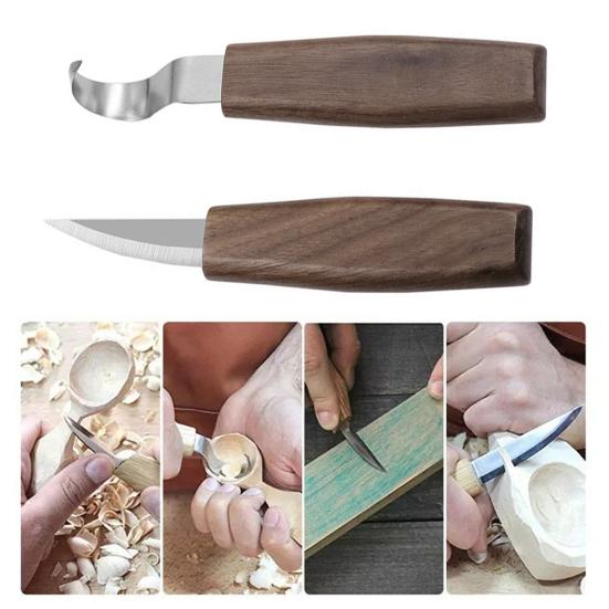 1 набор ножей для деревообработки, острые, высокопрочные, скульптурные, легкие, для резьбы по дереву, набор для резьбы по дереву