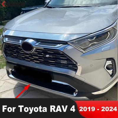 Передняя Нижняя Накладка Решетки Бампера Для Toyota RAV4 RAV 4 - 2024 Автомобильные Аксессуары, Молдинг Решетки Радиатора