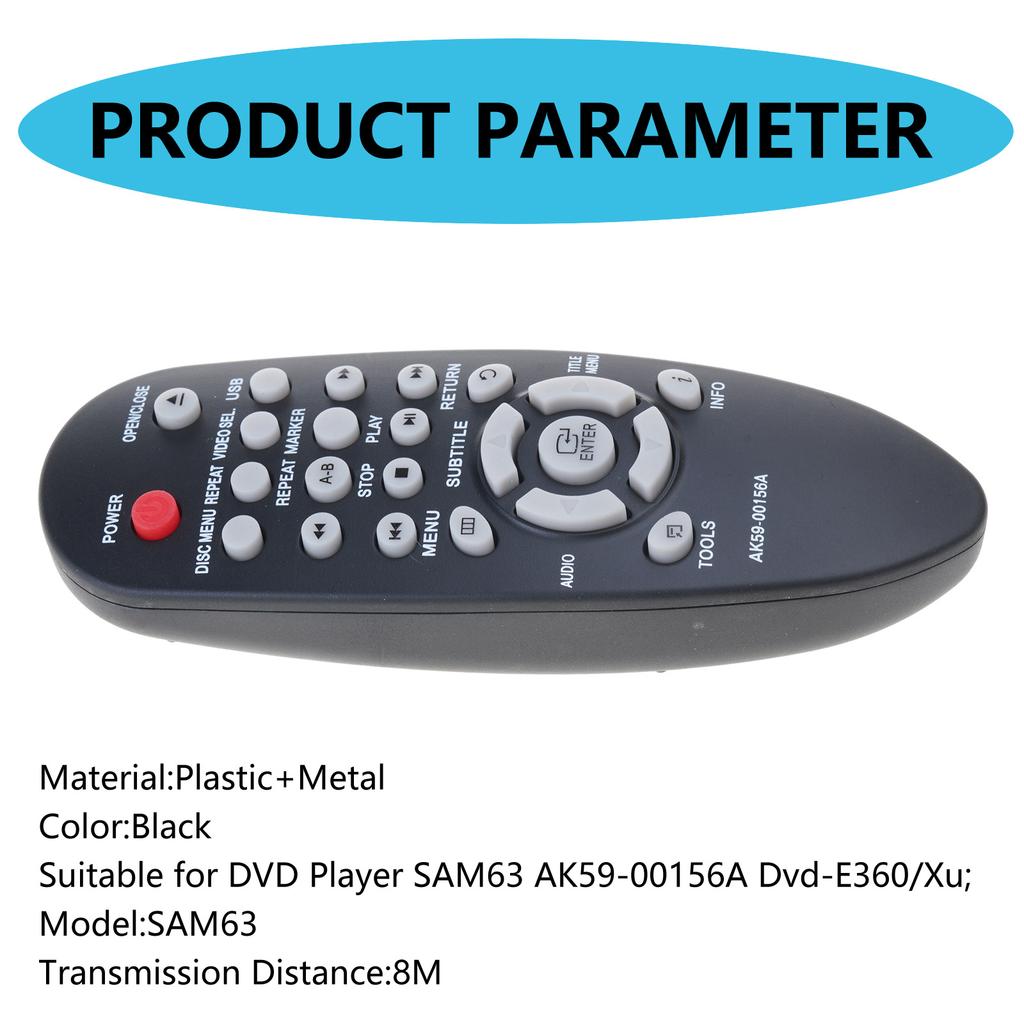 Обновленный пульт дистанционного управления SAM63 Замена для DVD-плеера SAM63 AK59-00156A Контроллер Обновленный чип Программа не требуется