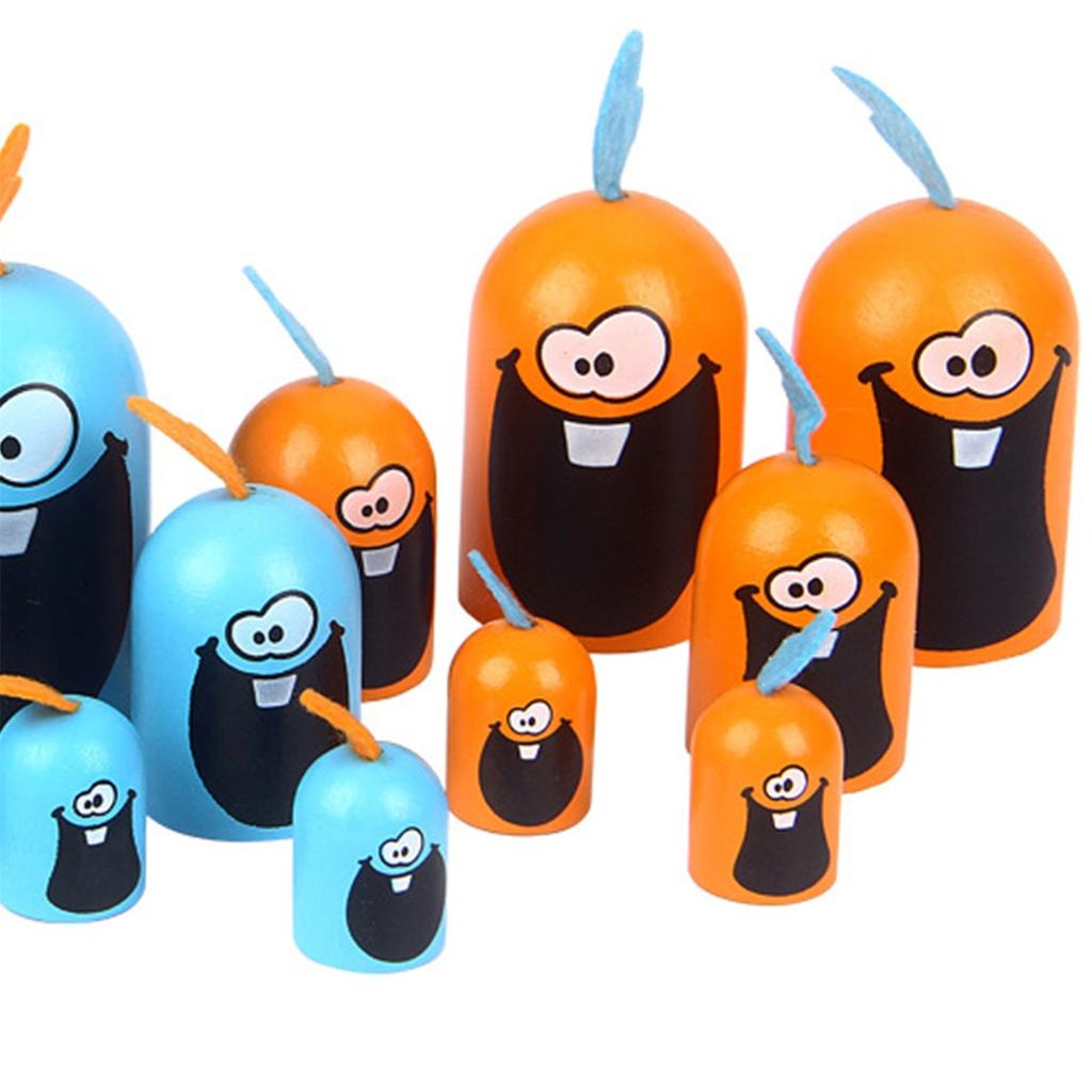 Wiwilys 2 Players Tic-Tac Toe Big Eat-Small Game Parent-child Interactive Competition