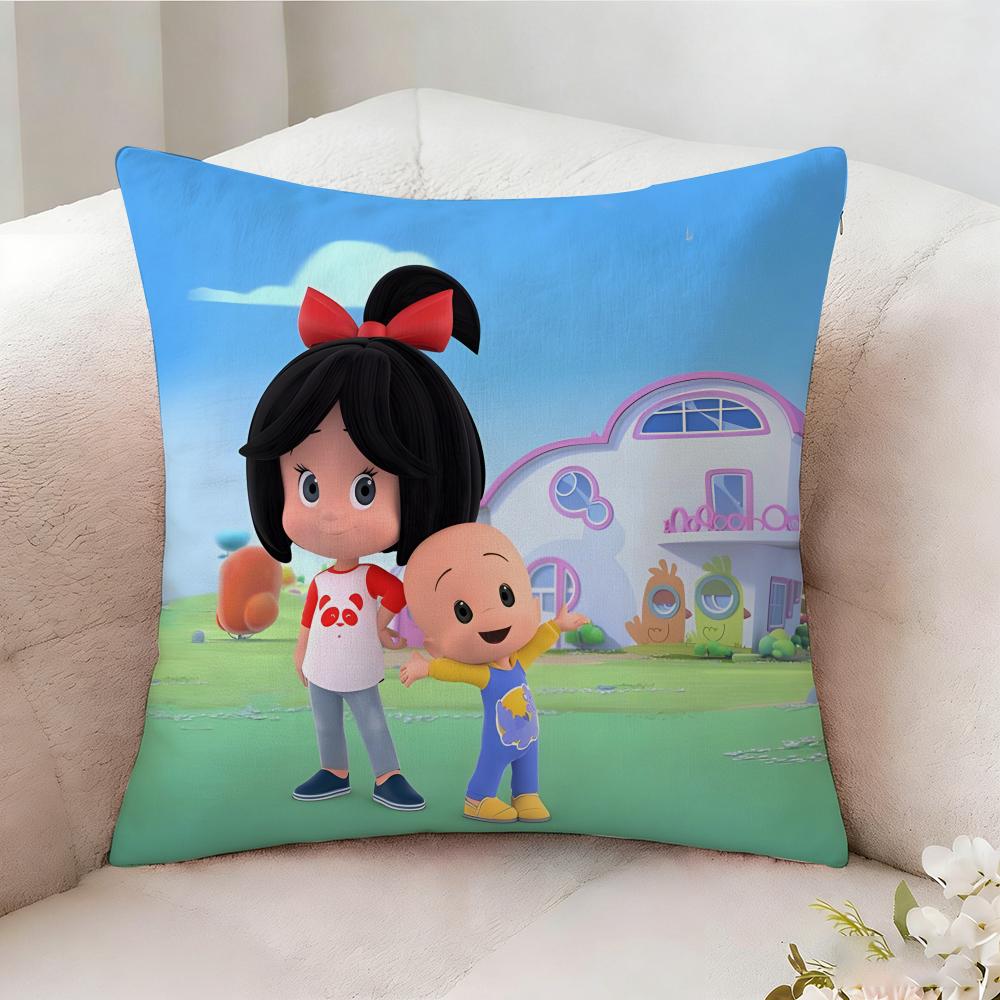 Cleo And C-Cuquin Anime Pillow Case Pillowcase, Double-Sided Printed, Sofa Cushion, Bedroom Headboard Pillow