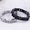 Rock And Roll 12MM 316L Stainless Steel Cast Metal Bicycle Chain Men's Bracelets For Men Boys Bikers Jewellery Accessories Gifts