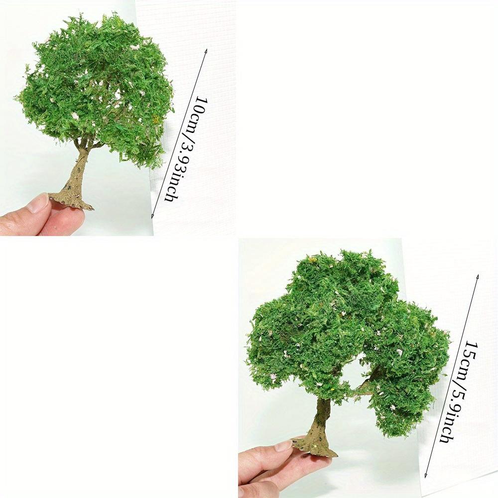 1pc Model Tree, Miniature Sand Table Architectural Model Ornament, DIY Micro Landscape Decorative Tree, Decorative Ornament bébé