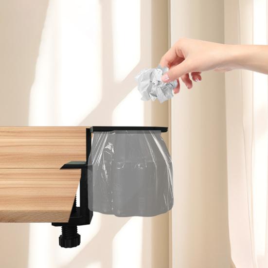 Держатель для мусорного мешка, прочный, с высокой грузоподъемностью, универсальный, простая установка, подвесной органайзер для мусорных мешков для стола, полка для хранения
