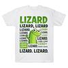 Lizard Meme T Shirts Viral Meme Lizard Cartoon Print Clothing Funny Meme Lizard Cotton Comfortable Tees Trendy Unisex T-shirts