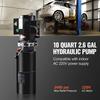 SucceBuy Hydraulic Power Unit 10/15 Quart Hydraulic Pump AC 220V Single-Acting Dump Trailer Pump, Hydraulic Pump for Car Lifting