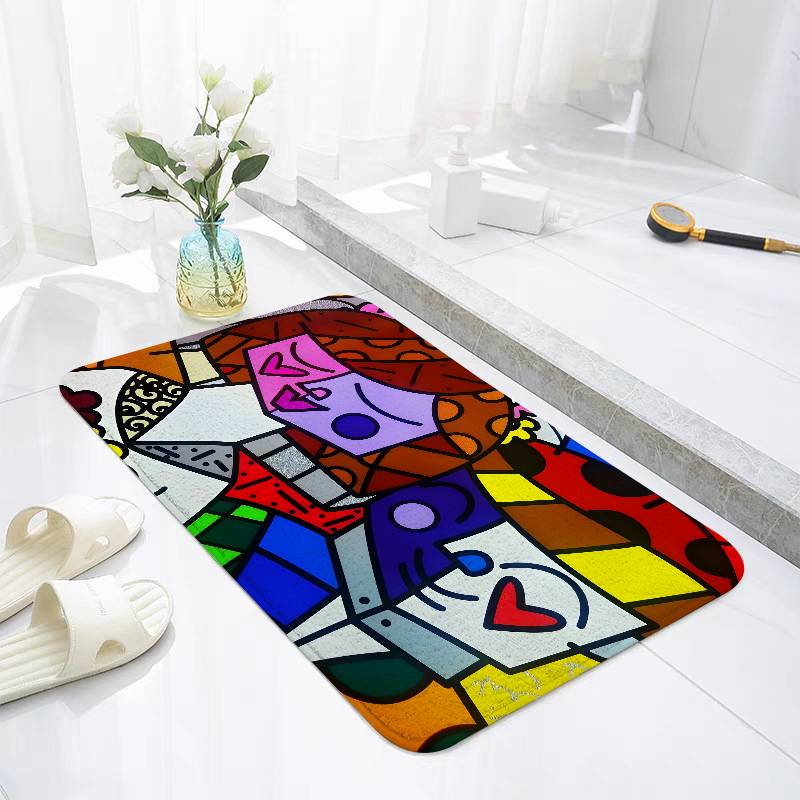 B-Brittos Carpet Bathroom Anti-slip Mat Door Mat Home Decoration Mat Entrance Door Mat Scratch-resistant Door Mat