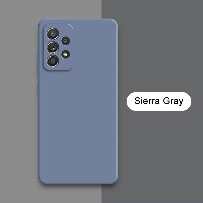 Оригинальные квадратные жидкие силиконовые чехлы для Samsung Galaxy A22 A32 A42 A52 A52S A72 5G 360 защитные мягкие противоударные чехлы для телефонов