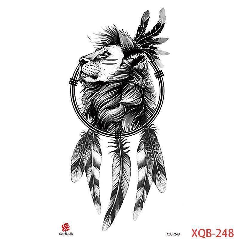 НОВЫЙ 1 ШТ. Водонепроницаемые Татуировки Временные Татуировки Наклейки Цветы Розы Татуировки Тела для Женщин Искусство Руки Татуировки Волк Тигр Лев Живопись Татуировки