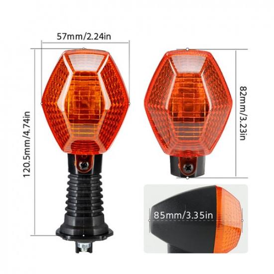 2pcs Turn Signal Light Indicator For SUZUKI DRZ400SM 2005- DRZ400S 2000-