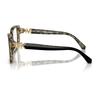 MICHAEL KORS Temple Logo Metal Acetyl Rectangular Optical Frame Men's Black Black 52