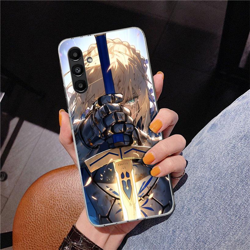 Чехол для телефона Fate Zero Stay Night Saber для Samsung Galaxy A17 A16 A15 A14 A13 A57 A56 A55 A54 A53 A37 A36 A35 A34 A33 A26 A25 A24