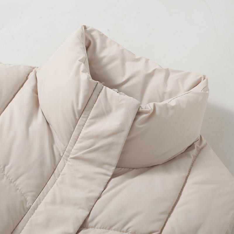 Модный зимний короткий жилет для женщин, толстая теплая парка без рукавов для женщин.