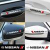 4 шт. Стикеры-декорации на ручки дверей для Nissan X-trail Qashqai Note Juke Sentra Patrol Almera Navara Leaf
