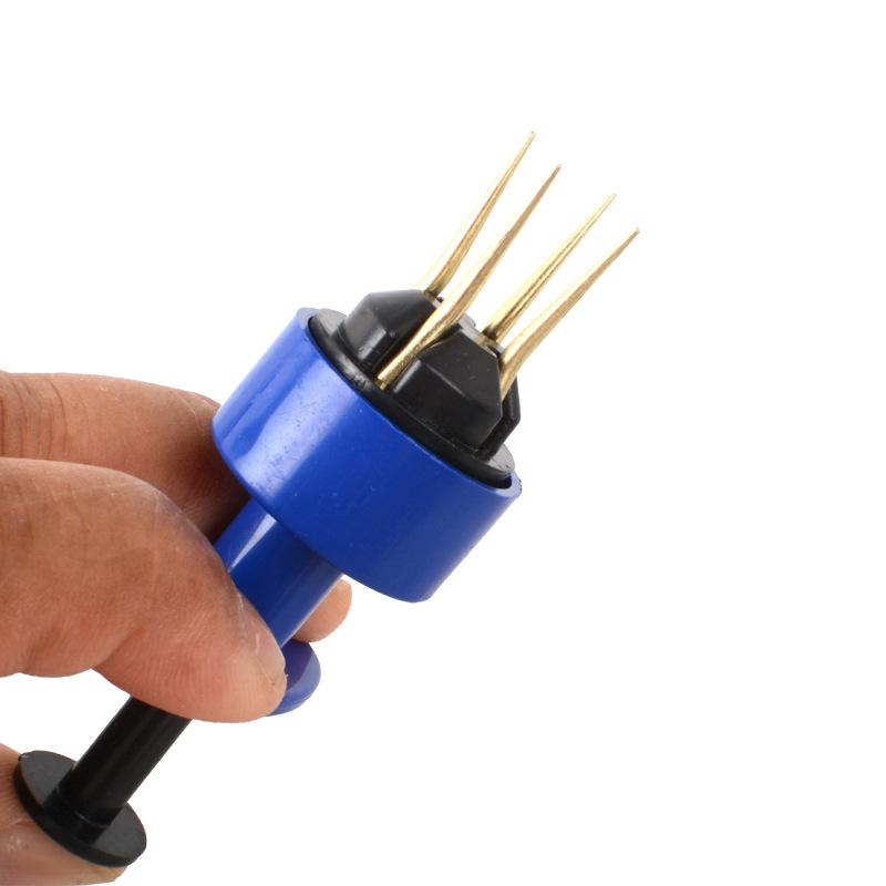 Зажим для наживки-красного червя на резинке, доступен в больших и малых размерах для крепления живой наживки