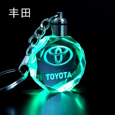 Автомобильный хрустальный брелок-подвеска Светодиодный брелок