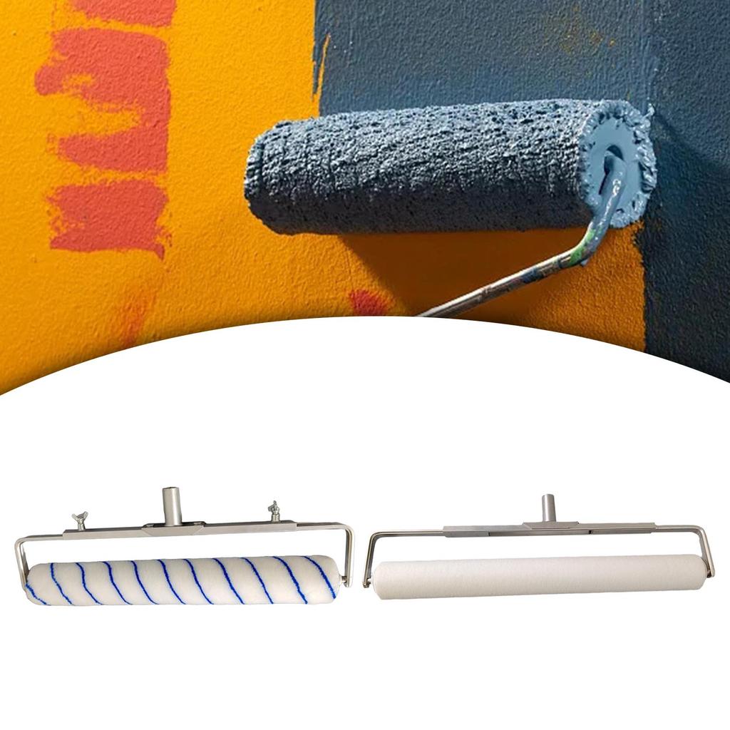 Малярный валик с рамой Регулируемый Сменный Принадлежности для покраски дома Чехол для валика для террасы Подъездной дороги Кухни Асфальта Ванной комнаты